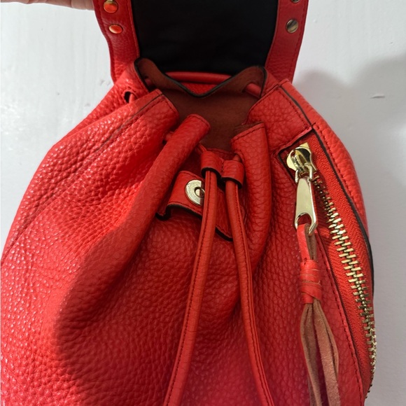 Rebecca Minkoff Cherry Red Studded Backpack - Picture 3 of 8
